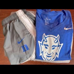 Duke Blue Devil athletic outfit